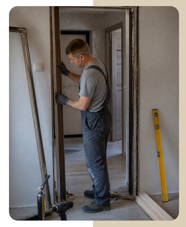 Замена дверной коробки в Златоусте по цене от 4640 р. | ДвериЛегко-Злт