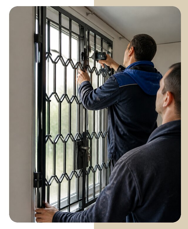 Установка распашных решеток в Златоусте цена от 6702 р. | ДвериЛегко-Злт