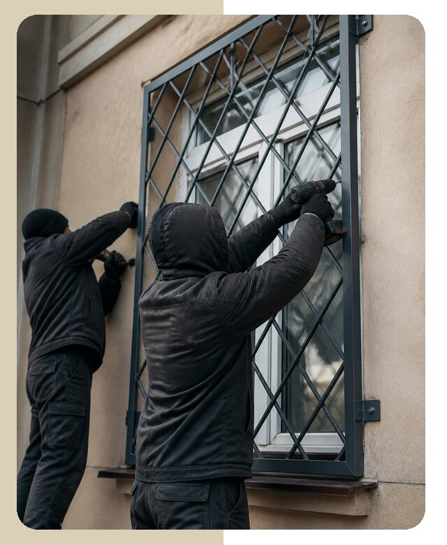 Установка антивандальных решеток на окна в Златоусте